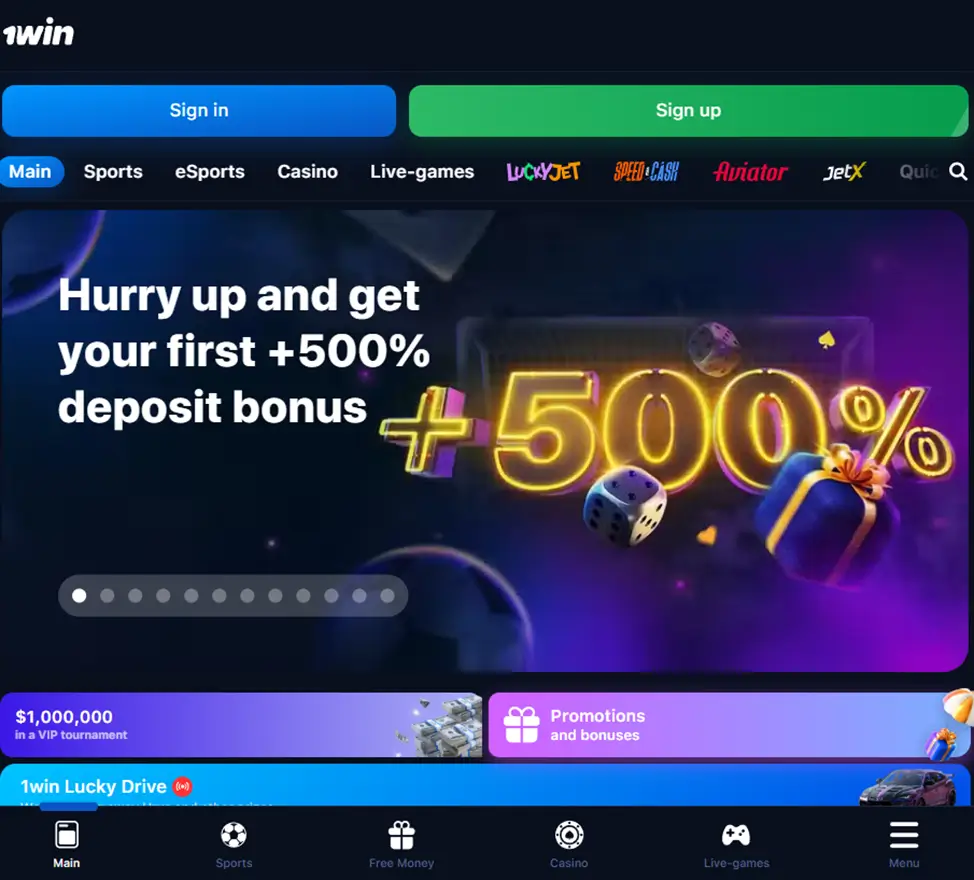 1win mobile app