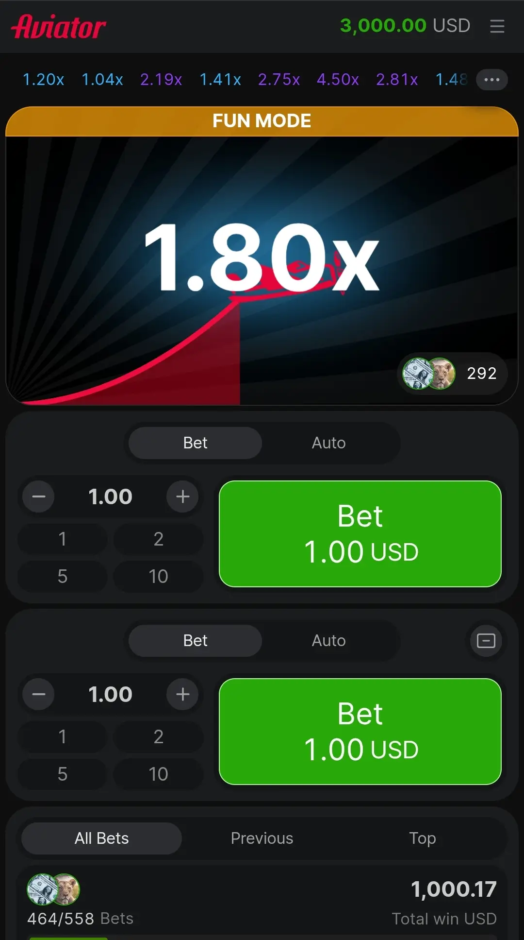 1win aviator app